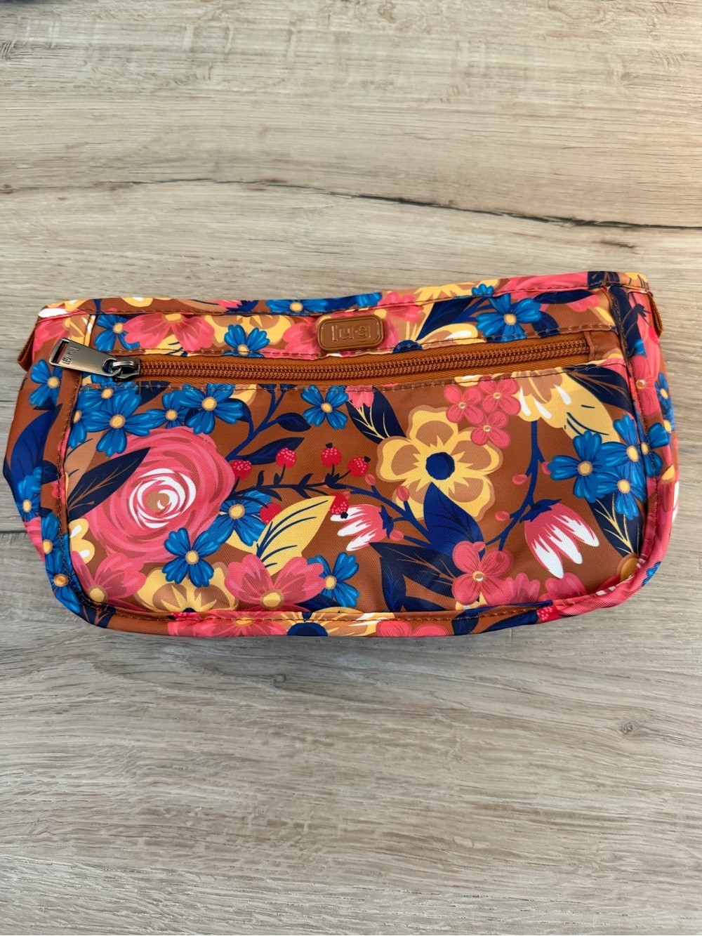 Lug Whimsy Copper Parasail vinyl lined pouched